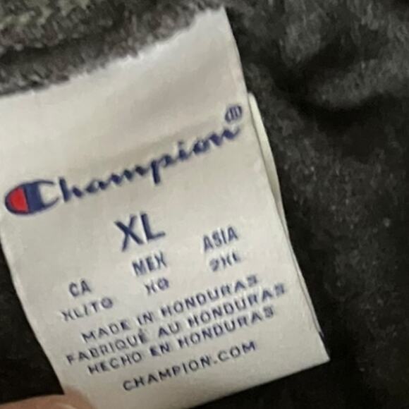 Champion Men’s XL Black Pants Joggers Lounge Sweatpants Elastic Waist - Picture 3 of 7